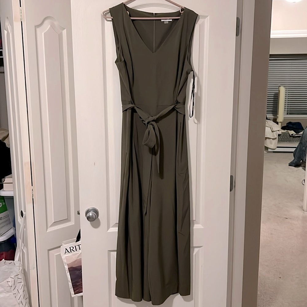 NWT - Calvin Klein Army Green Jumpsuit